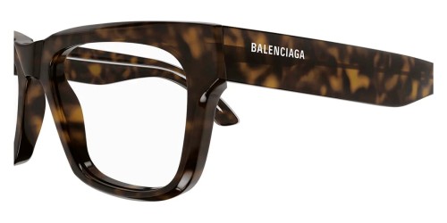 Balenciaga BB0343O - 002 - 53 Optikai keretek Barna,Mintás Szögletes