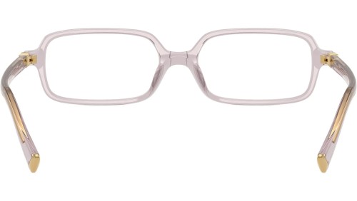 MIU MIU MU 01YV - 12W1O1 - 53 Optikai keretek Mályva, átlátszó Szögletes