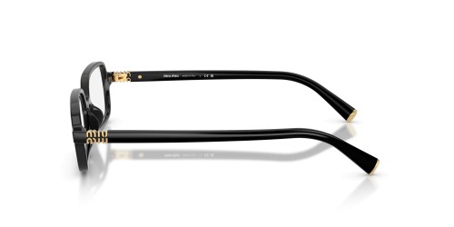 MIU MIU MU 01YV - 16K1O1 - 53 Optikai keretek Fekete Szögletes