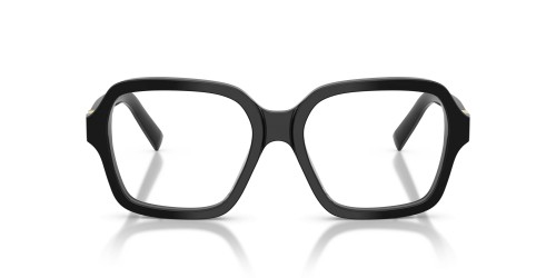 MIU MIU MU 03YV - 16K1O1 - 54 Optikai keretek Fekete Szögletes