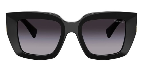 MIU MIU MU B05S - 16K90A - 51 Napszemüvegek Fekete Szögletes