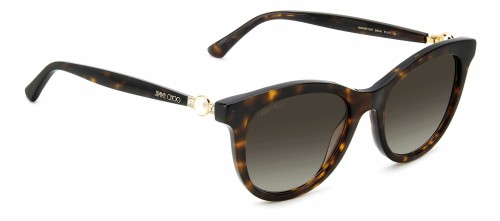 Jimmy Choo ANNABETH/S - 086HA - 51 Napszemüvegek Havana Pillow (Lekerekített)