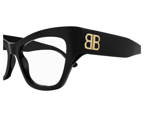 Balenciaga BB0362O - 001 - 54 Optikai keretek Fekete Cat Eye (Macskaszem)