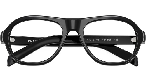 PRADA PR C12V - 16K1O1 - 54 Optikai keretek Fekete Pilóta (Aviator)
