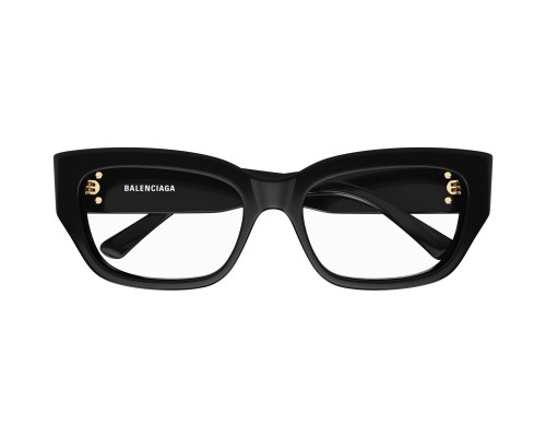 Balenciaga BB0363O - 001 - 54 Optikai keretek Fekete Szögletes