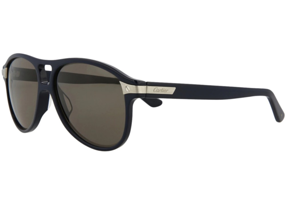 Cartier CT0081S - 002 - 56 Napszemüvegek Sötétkék Pilóta (Aviator)