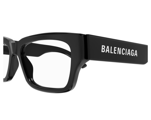 Balenciaga BB0376O - 001 - 54 Optikai keretek Fekete Szögletes
