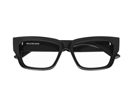 Balenciaga BB0376O - 001 - 54 Optikai keretek Fekete Szögletes