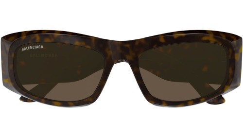 Balenciaga BB0395S - 002 - 60 Napszemüvegek Barna,Mintás Szögletes