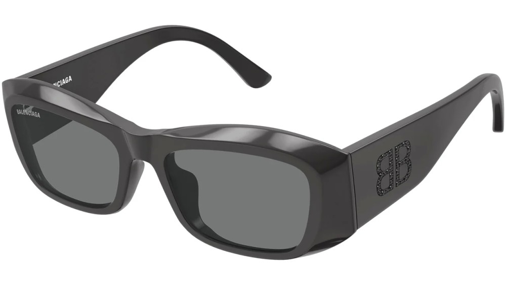 Balenciaga BB0397SA - 004 - 54 Napszemüvegek Szürke Szögletes