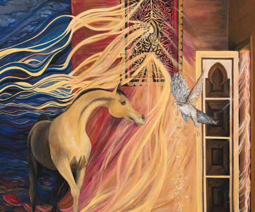Fanni Mikó - Festmények - HAZATÉRÉS - 2023, ACRYLIC, CANVAS - 100 X 120
