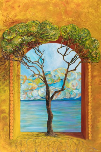 Fanni Mikó - Festmények - KITÖRÉS - 2024, ACRYLIC, CANVAS - 100 X 150