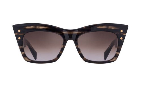 Balmain BPS-101 B-II - B - 55 Napszemüvegek Barna,Mintás Cat Eye (Macskaszem)