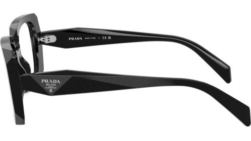 PRADA PR C09V - 16K1O1 - 53 Optikai keretek Fekete Szögletes