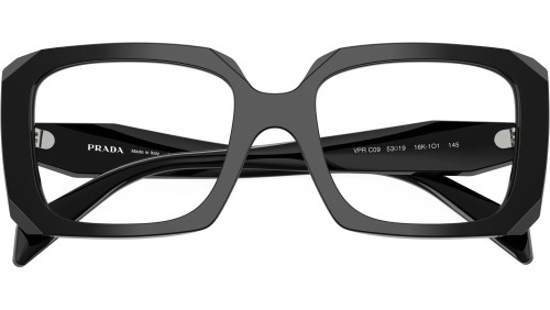 PRADA PR C09V - 16K1O1 - 53 Optikai keretek Fekete Szögletes