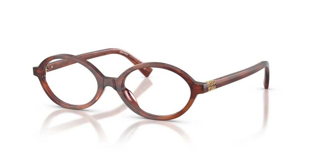 MIU MIU MU 01XV - 26E1O1 - 50 Optikai keretek Csíkos tobacco Ovális