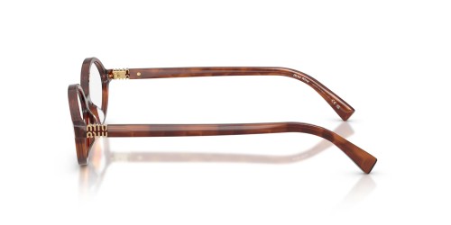 MIU MIU MU 01XV - 26E1O1 - 50 Optikai keretek Csíkos tobacco Ovális
