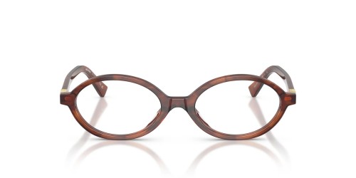 MIU MIU MU 01XV - 26E1O1 - 50 Optikai keretek Csíkos tobacco Ovális