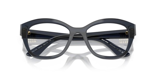 MIU MIU MU 05XV - ​08Q1O1 - ​54 Optikai keretek Sötétkék Cat Eye (Macskaszem)