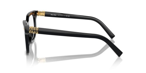 MIU MIU MU 06XV - 16K1O1 - 49 Optikai keretek Fekete Szögletes