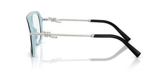 TIFFANY & CO. TF2283 - 8055 - 54 Optikai keretek Fekete a tiffany-kéken Pilóta (Aviator)