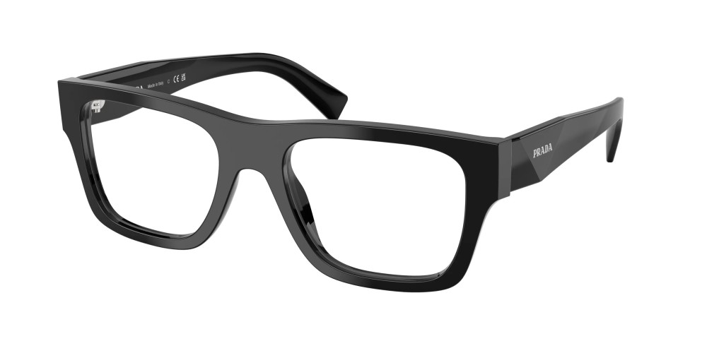 PRADA PR C01V - 16K1O1 - 54 Optikai keretek Fekete Szögletes
