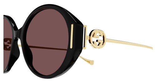 Gucci GG1202S - 001 - 57 Napszemüvegek Fekete Kerek