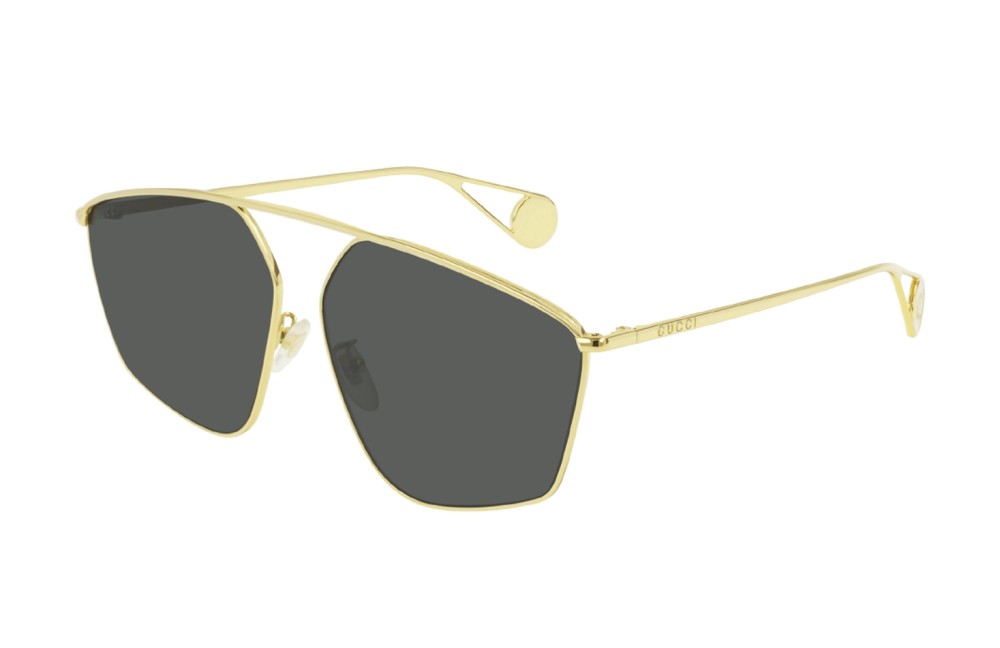 Gucci GG0437SA - 002 - 60 Napszemüvegek Arany Pilóta (Aviator)