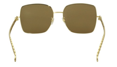 Gucci GG0724S WITHOUT CHAIN - 002 - 61 Napszemüvegek Arany Szögletes