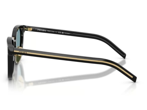 PRADA PR C01SD - 16K04D - 52 - POLARIZÁLT LENCSÉKKEL Napszemüvegek Fekete Cat Eye (Macskaszem)