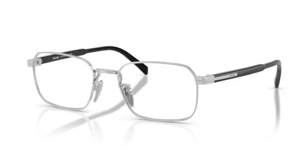 PRADA PR C50VD - 1BC1O1 - 55 Optikai keretek Ezüst Szögletes