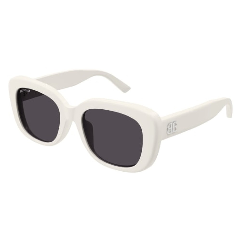 Balenciaga BB0294SK - 003 - 55 Napszemüvegek Fehér Négyzetes
