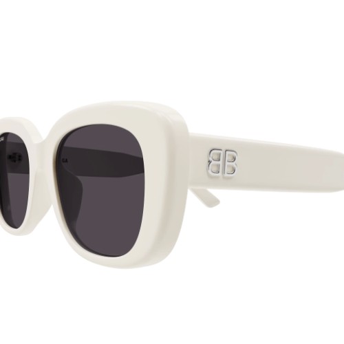 Balenciaga BB0294SK - 003 - 55 Napszemüvegek Fehér Négyzetes