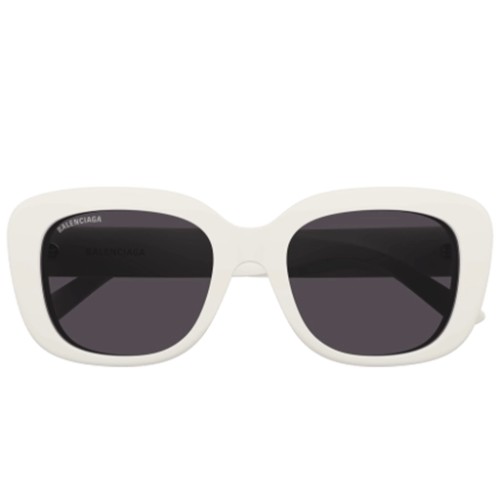 Balenciaga BB0294SK - 003 - 55 Napszemüvegek Fehér Négyzetes