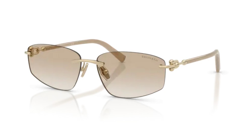TIFFANY & CO. TF3114 - 602111 - 59 Napszemüvegek Halvány arany Szabálytalan