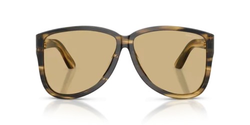 MIU MIU MU A08S - 25E1OR - 61 Napszemüvegek Csíkos loden Pilóta (Aviator)
