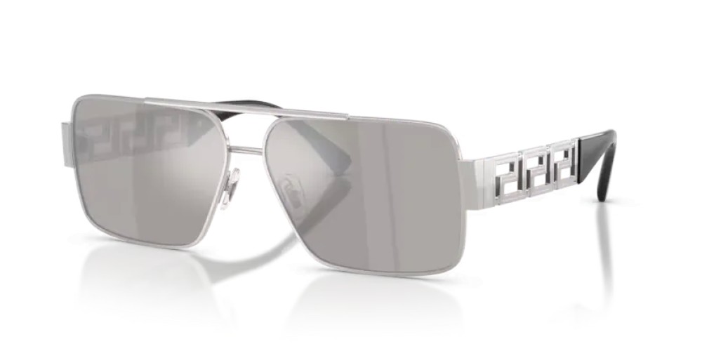 VERSACE VE2290 - 10016G - 61 Napszemüvegek Ezüst Téglalap