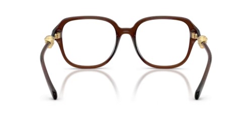 VERSACE VE3386D - 5534 - 55 Optikai keretek Áttetsző barna Szögletes