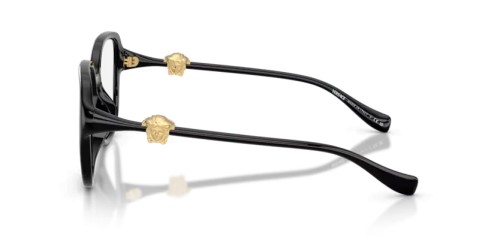 VERSACE VE3386D - GB1 - 55 Optikai keretek Fekete Szögletes