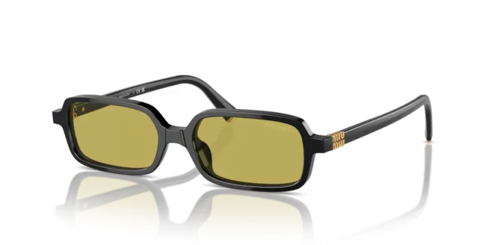 MIU MIU MU 11ZS - 16K07O - 51 Napszemüvegek Fekete Téglalap