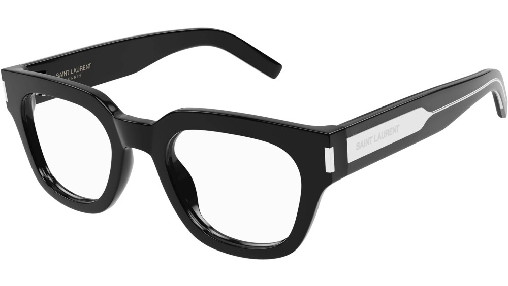 Saint Laurent SL661 - 001 - 50 Optikai keretek Fekete Szögletes