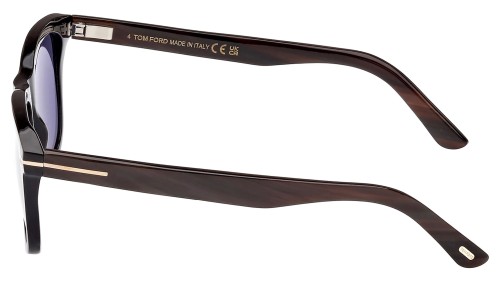 Tom Ford FT1046-Private Collection REAL HORN - 63V - 53 Napszemüvegek Fekete Szögletes