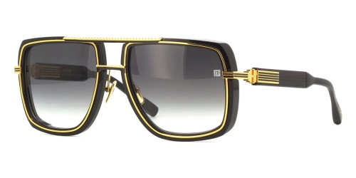 Balmain BPS-160 SOLDIER - A - 59 Napszemüvegek Arany,Fekete Pilóta (Aviator)