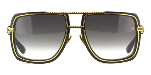 Balmain BPS-160 SOLDIER - A - 59 Napszemüvegek Arany,Fekete Pilóta (Aviator)