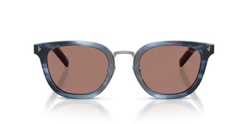 PRADA PR C01SD - 26F05D - 52 Napszemüvegek Kék havanna Cat Eye (Macskaszem)