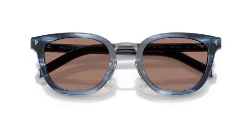 PRADA PR C01SD - 26F05D - 52 Napszemüvegek Kék havanna Cat Eye (Macskaszem)