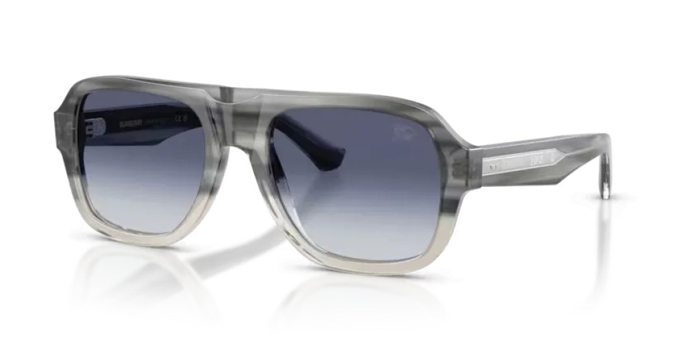 BURBERRY BE4478 - 420814 - 55 Napszemüvegek Csíkos szürke színátmenetes Pilóta (Aviator)