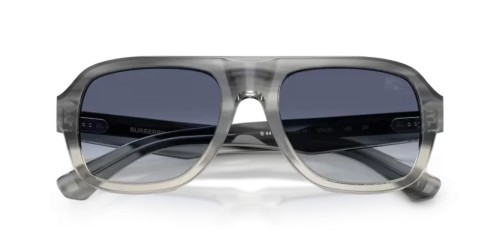 BURBERRY BE4478 - 420814 - 55 Napszemüvegek Csíkos szürke színátmenetes Pilóta (Aviator)