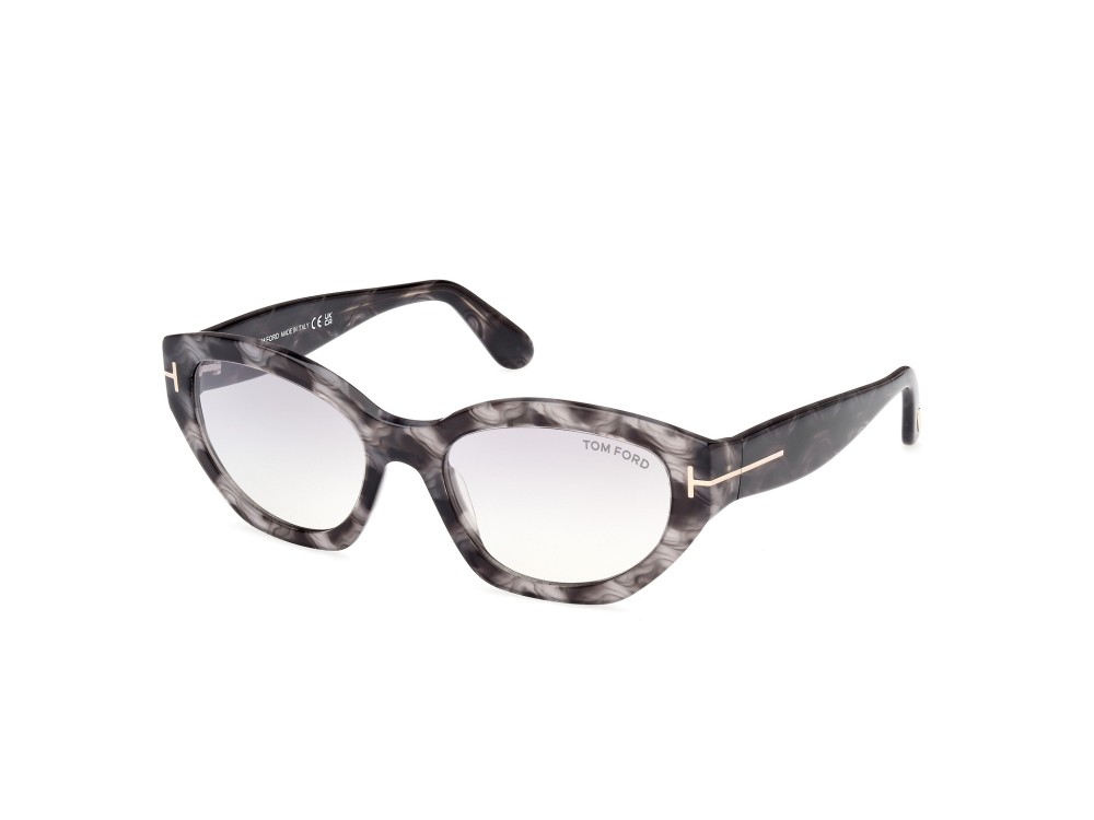 Tom Ford FT1086 PENNY - 55C - 55 Napszemüvegek Havanna Cat Eye (Macskaszem)