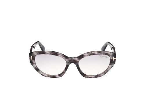Tom Ford FT1086 PENNY - 55C - 55 Napszemüvegek Havanna Cat Eye (Macskaszem)